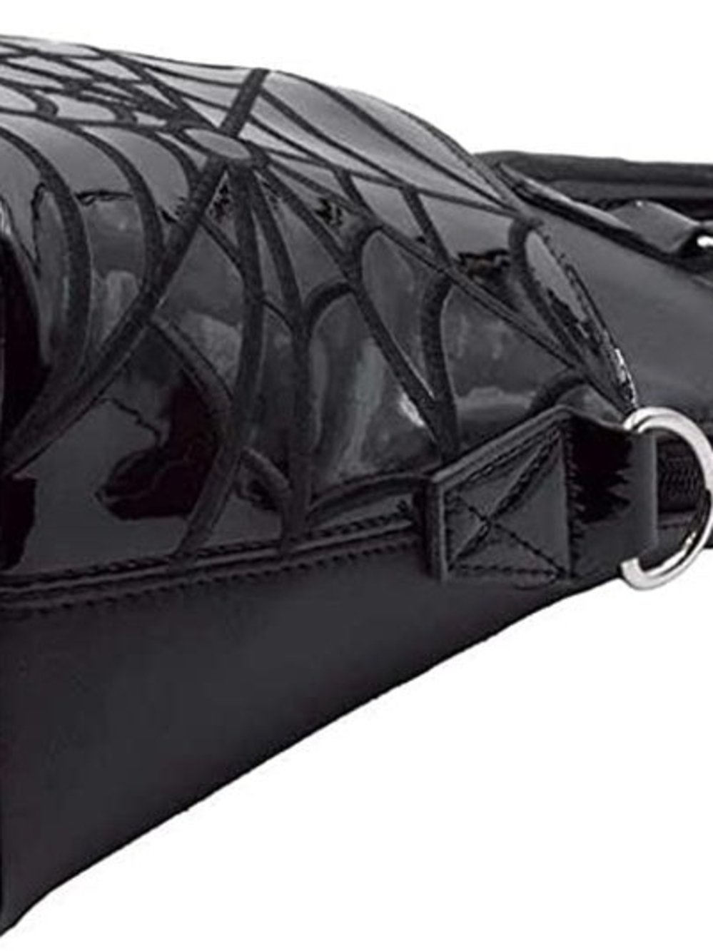 kreepsville 666 Elvira Women's Spiderweb Handbag Macabre Mobile Black Collection - Picture 2 of 7